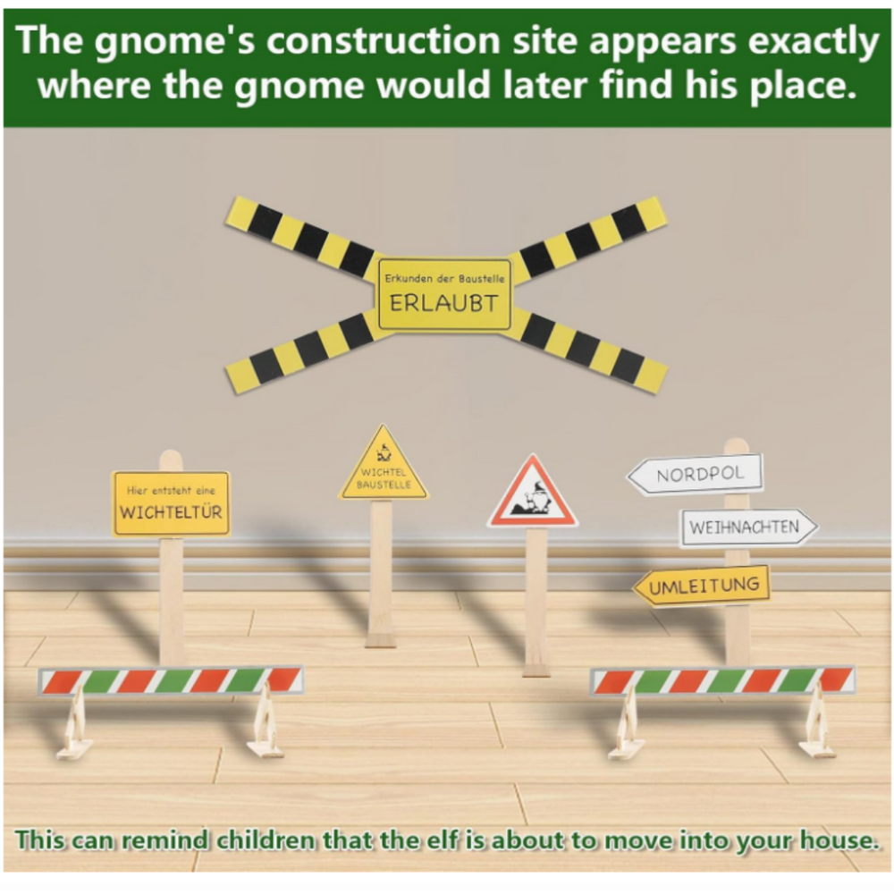 AIVORO Gnome Door Set Including Baking Set