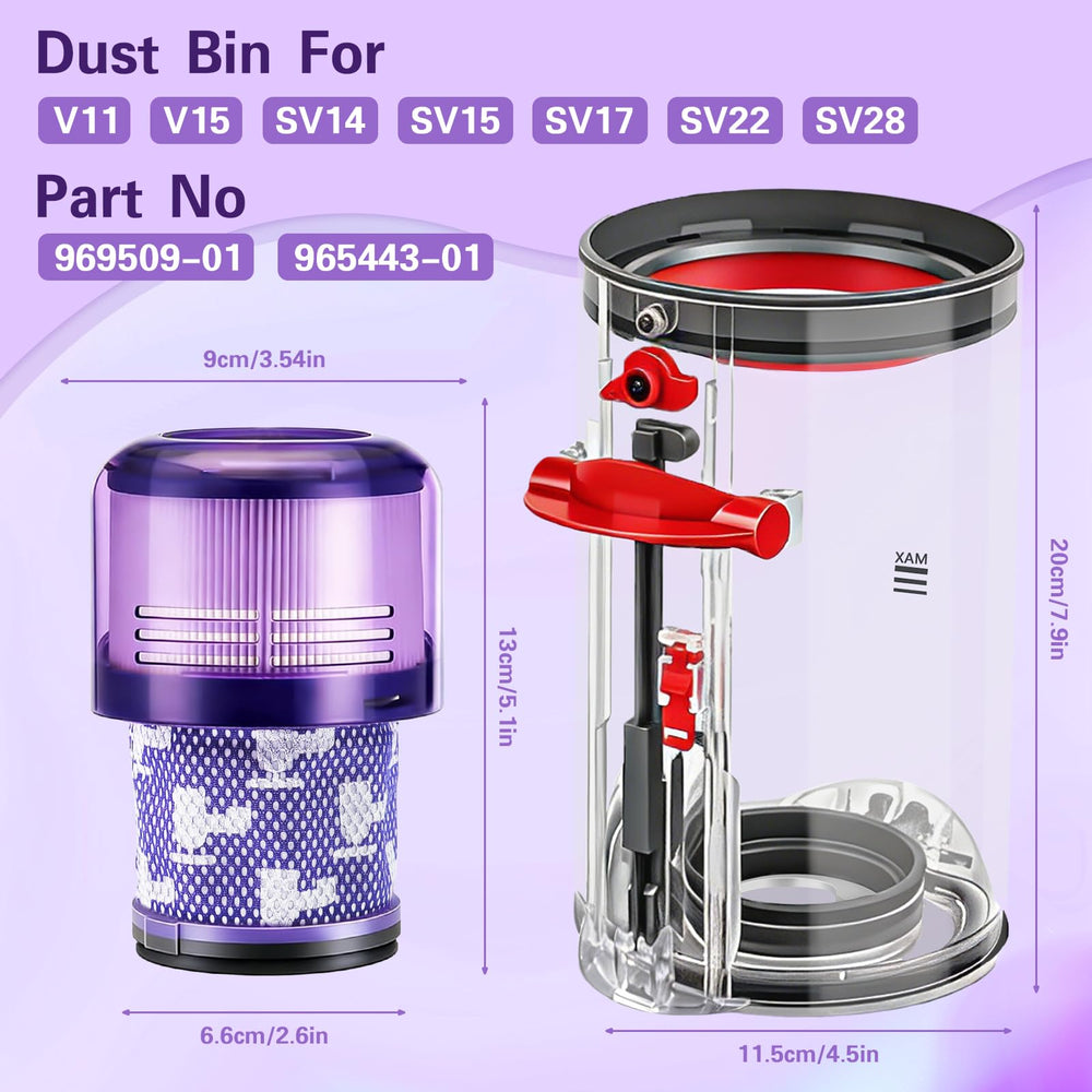 AIVORO Staubbehälter für Dyson