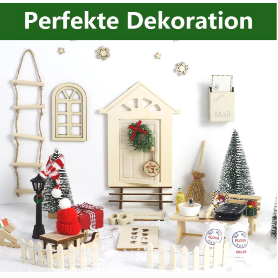 AIVORO Gnome Door Set Including Baking Set