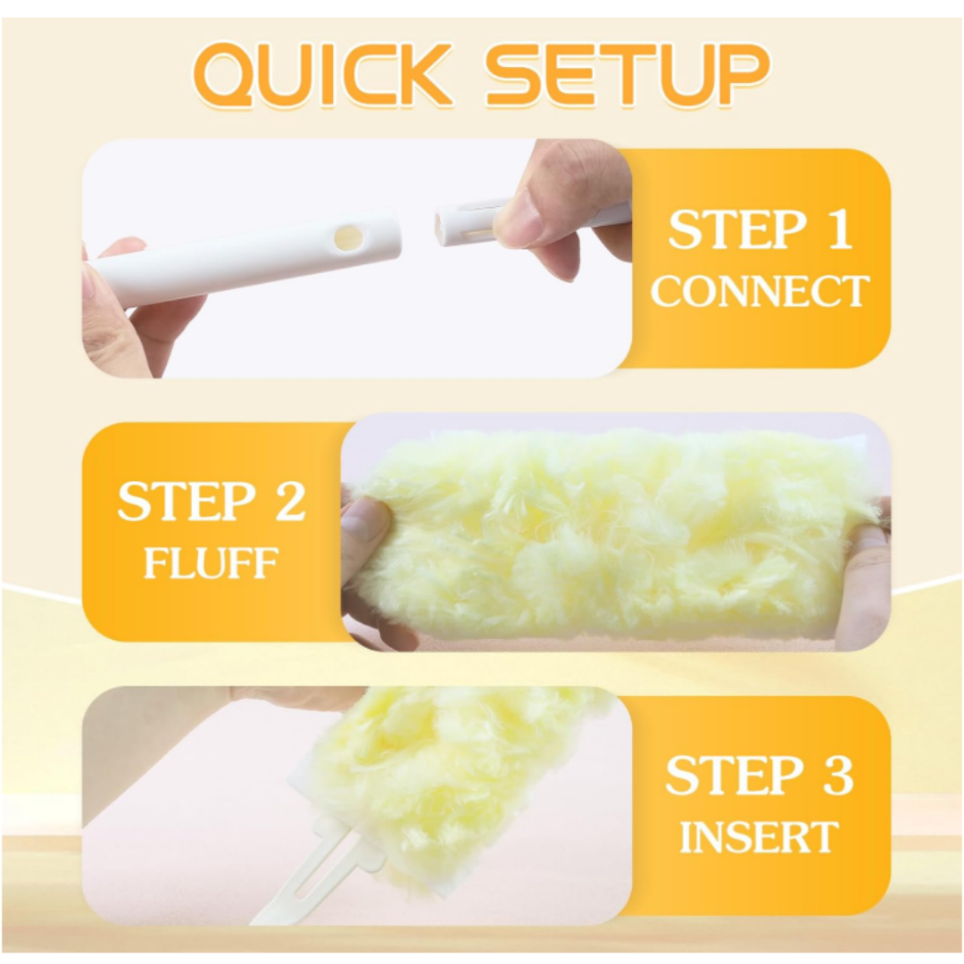 AIVORO Pack of 42 360° Swiffer Dust Magnet Refill Set