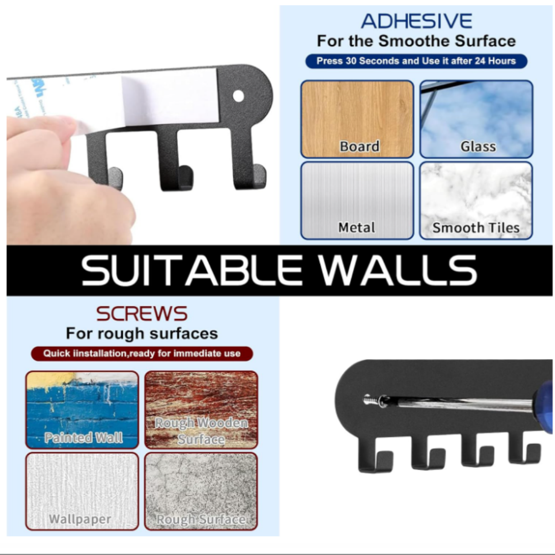 AIVORO Key Rack with 8 Hooks