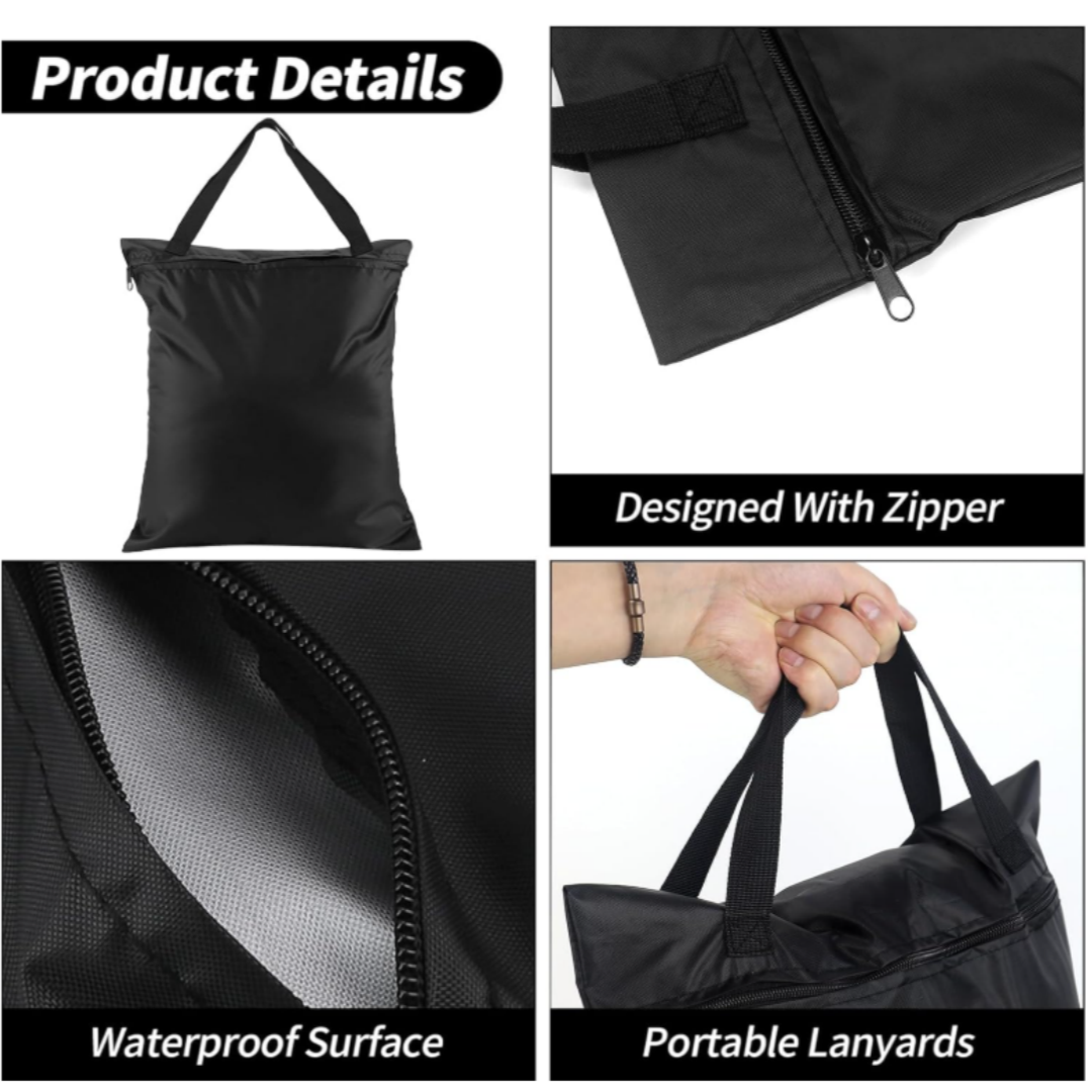 AIVORO Pack of 3 Wetbag Black