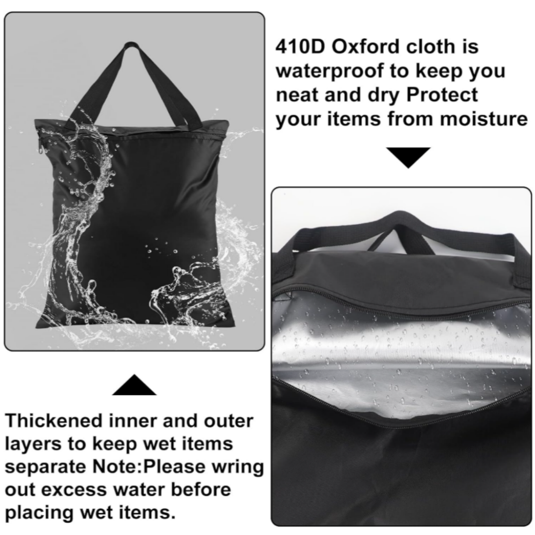 AIVORO Pack of 3 Wetbag Black