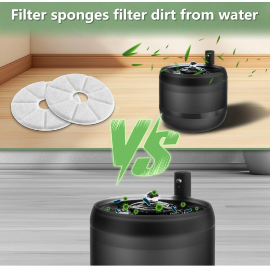 AIVORO Pack of 10 Cat Fountain Filter