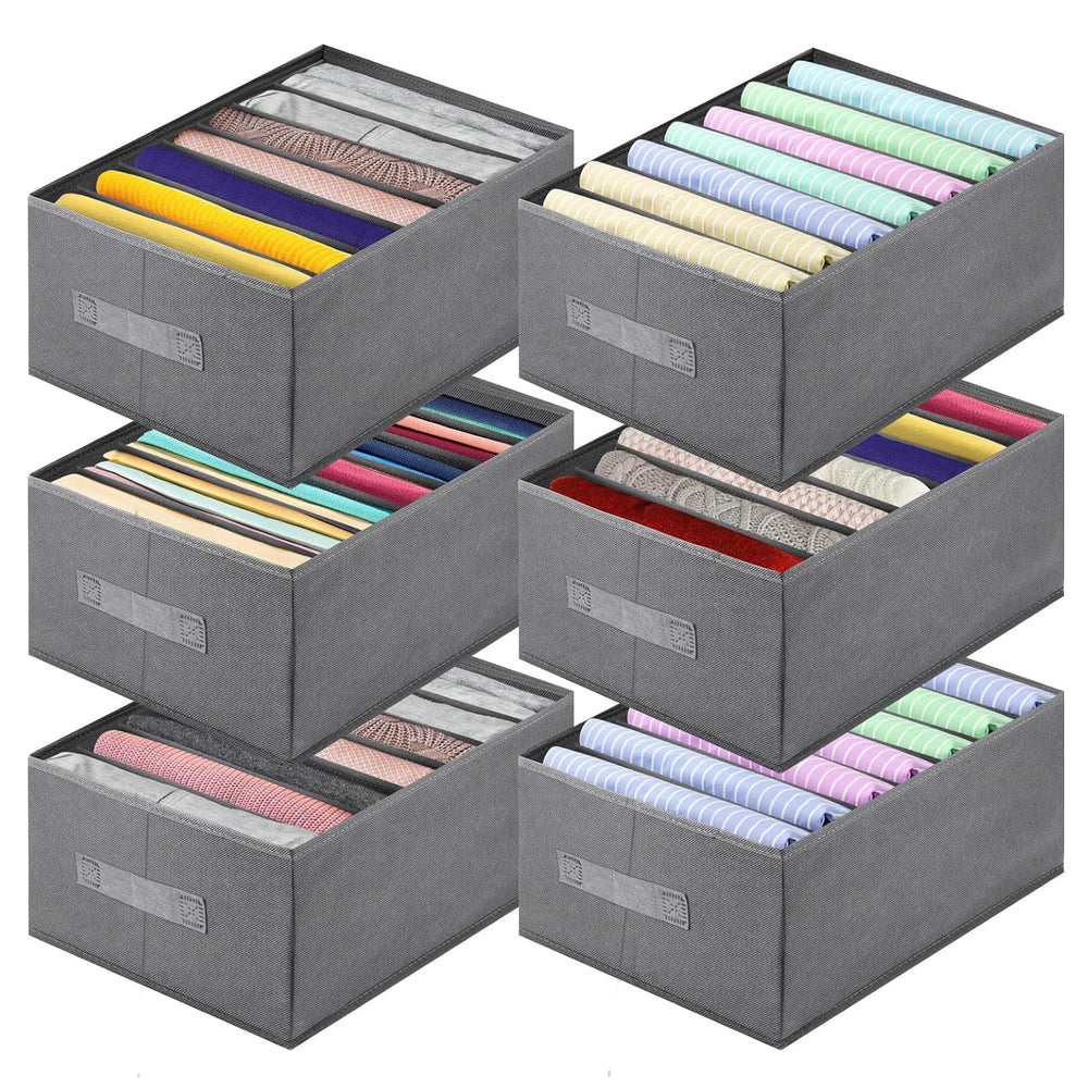 AIVORO Pack of 6 Wardrobe Organiser