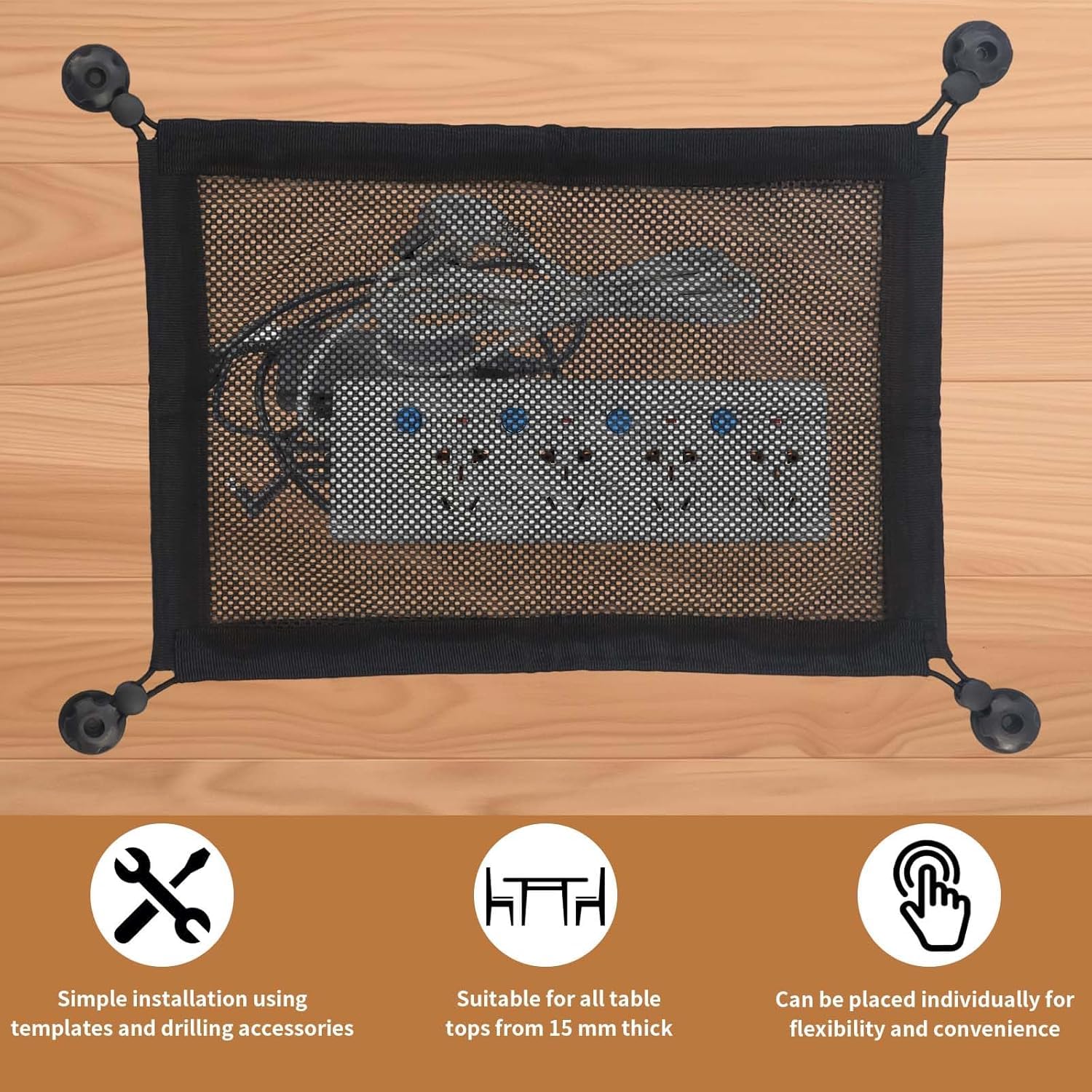 AIVORO 2 x Cable Network Desk